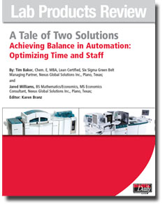 A Tale of Two Solutions Achieving Balance in Automation: Optimizing Time and Staff